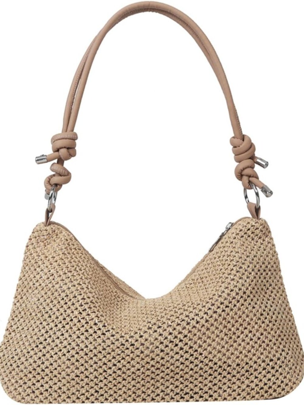Stylish Straw Beach Tote Bag | Versatile Shoulder & Crossbody Bag for Vacation
